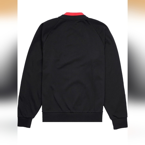 DIESEL Men's Jacket NWT L UMLT MAXX Red and Black Zip Up Casual Sweatshirt - Picture 2 of 12